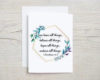 Printable Anniversary Card Wedding Card Religious Card Christian Card ...