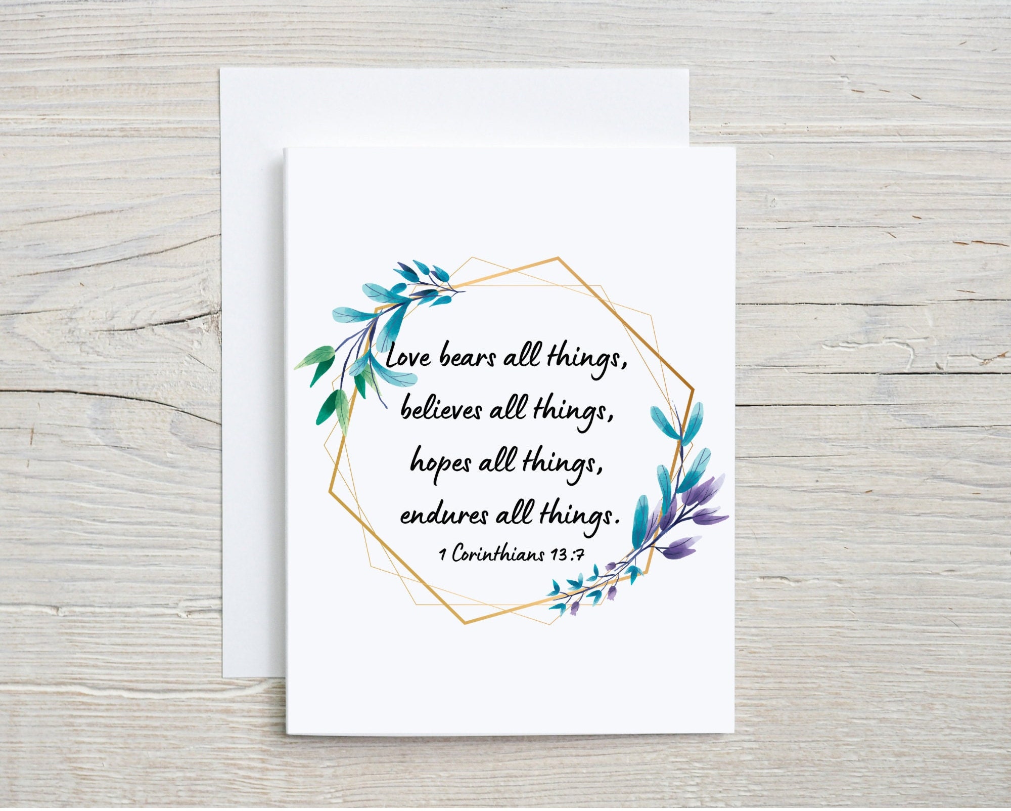 Printable Anniversary Card | Wedding Card | Religious Card | Christian ...