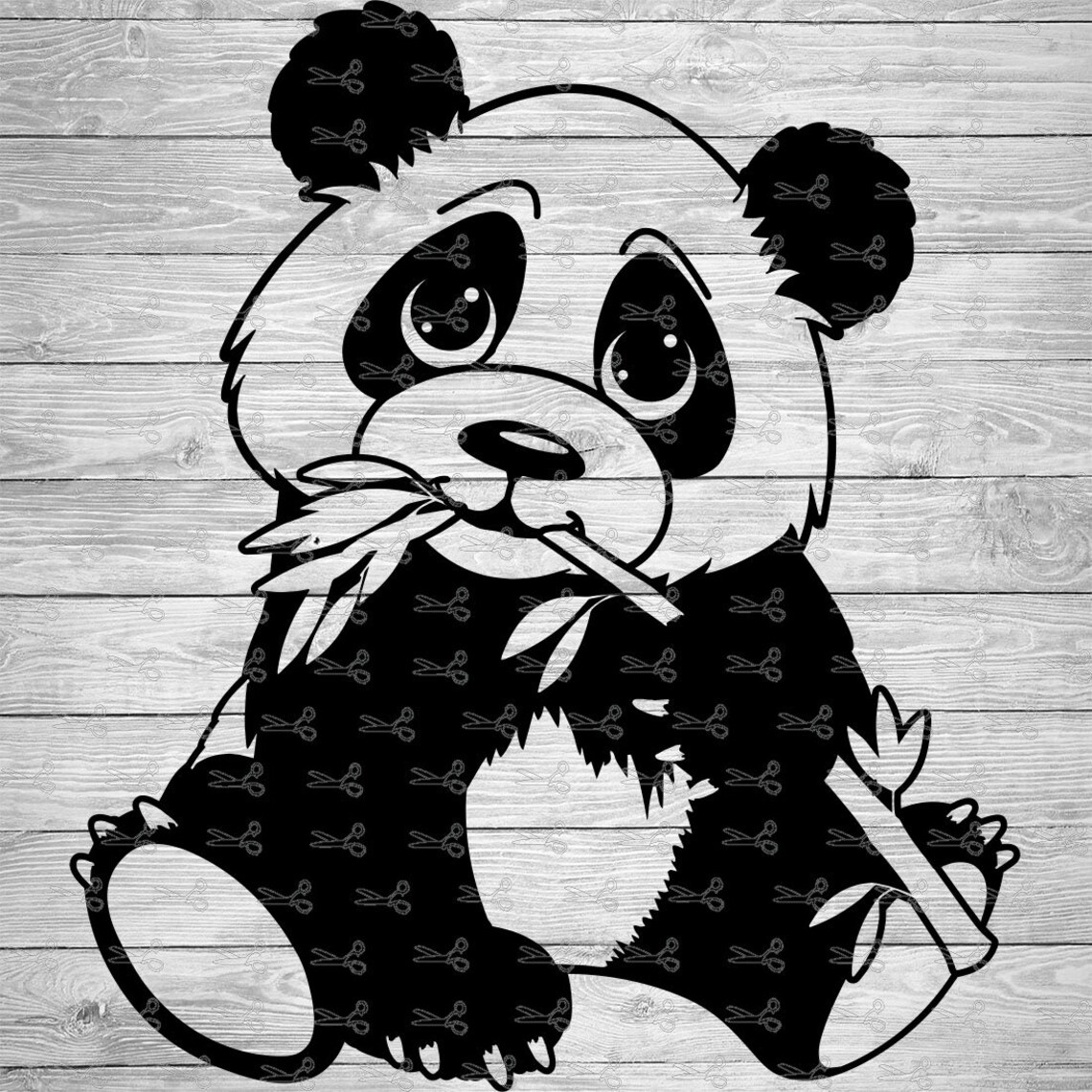 Panda SVG, EPS &PNG Files - Etsy