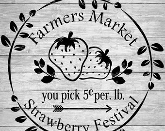 Strawberry festival SVG, EPS &PNG Files