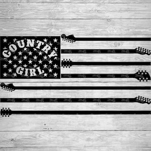 Country Girl flag SVG, EPS &PNG Files