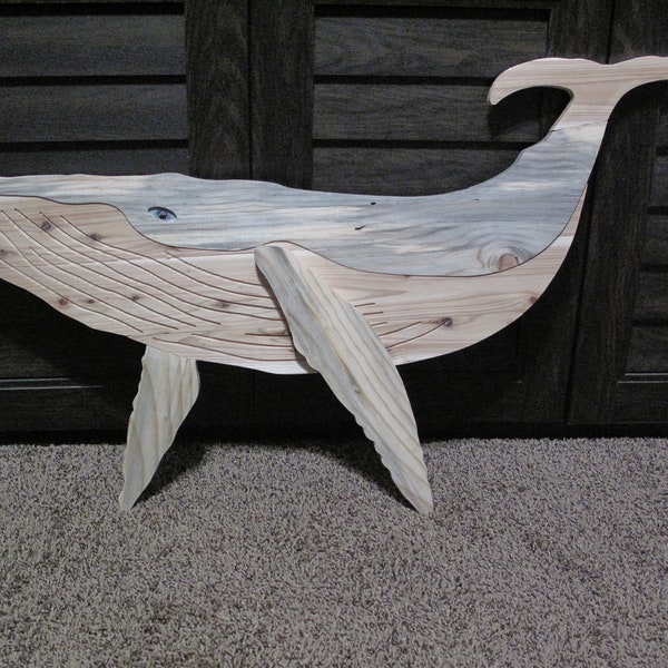 Humpback Whale- wooden whale