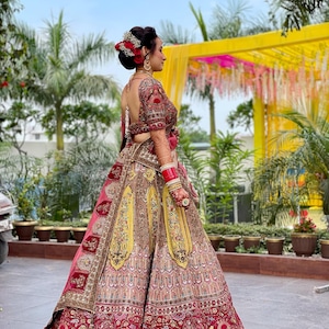 Pre Owned Bridal Lehenga Saree Etsy Australia