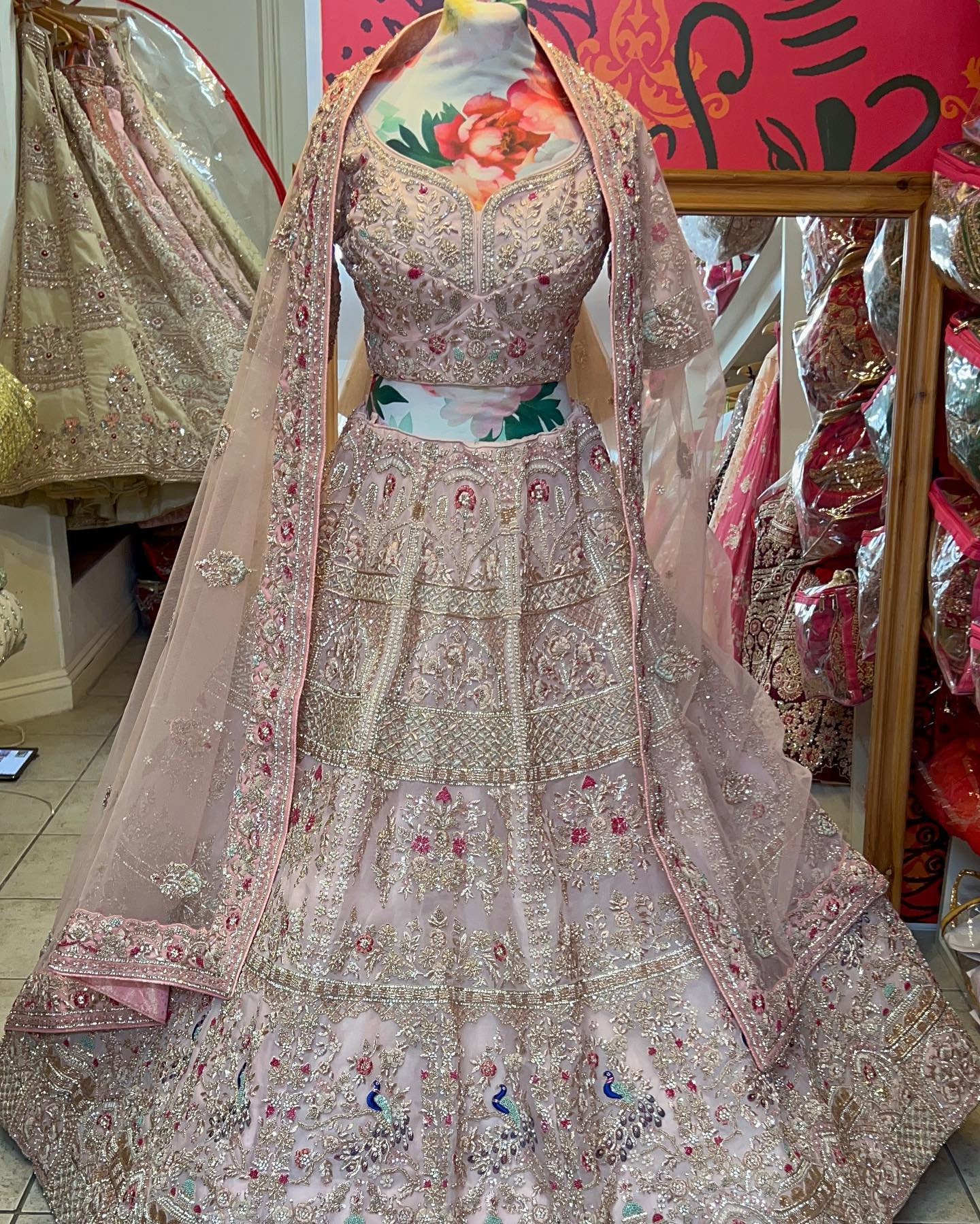 Buy Manish Malhotra Pastel Embroidered Lehenga, Girl Indian Wedding Lenga  Partywear Designer Skirt. Pakistani Walima Lengha, Bridesmaid Lengha Online  in India - Etsy