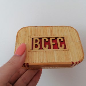 matchstick tobacco tins Matchstick Hand Crafted Bristol City Football BCFC Small Storage Trinket Tobacco  Tin