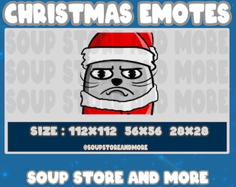 Twitch 用の感動しないクリスマスシール絵文字 - Twitch、Discord - シール絵文字 - Discord 絵文字