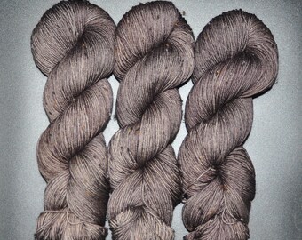 Black Walnut - Tweed Sock Hand Dyed Yarn