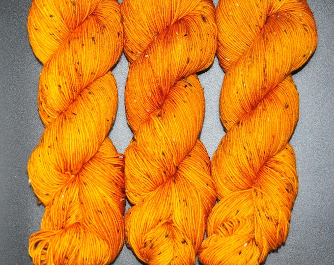 Amber - Tweed Sock Hand Dyed Yarn
