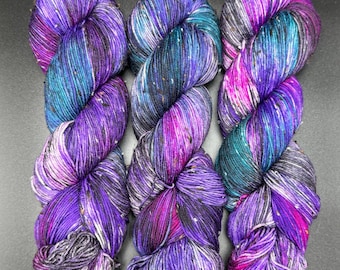 Violet Sabrewing - Tweed Sock Hand Dyed Yarn