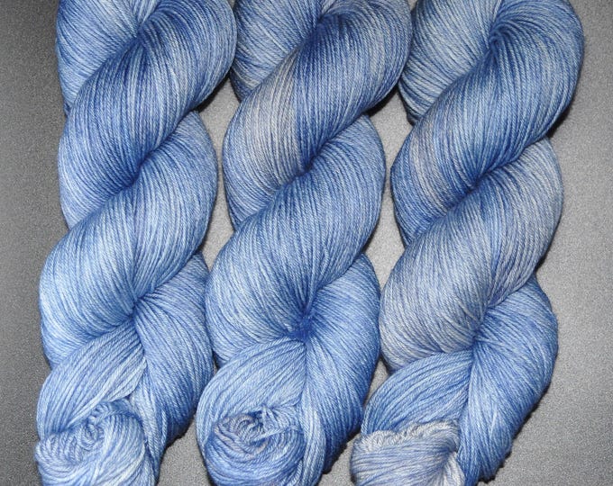 Blue Jeans - Merino Nylon Fingering Hand Dyed Yarn