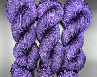 Blackwater Iris - Merino Silk DK Hand Dyed Yarn