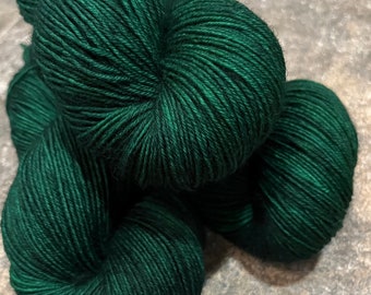 Racing Green - Blue Faced Leicester Fingering Hand Dyed Yarn