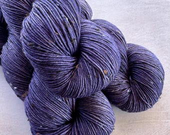 Tanzanite - Tweed Sock Hand Dyed Yarn
