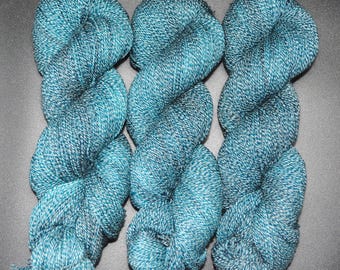 Blue Spruce - Merino Cotton Fingering Hand Dyed Yarn