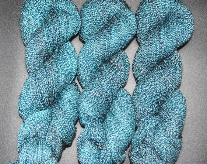 Blue Spruce - Merino Cotton Fingering Hand Dyed Yarn