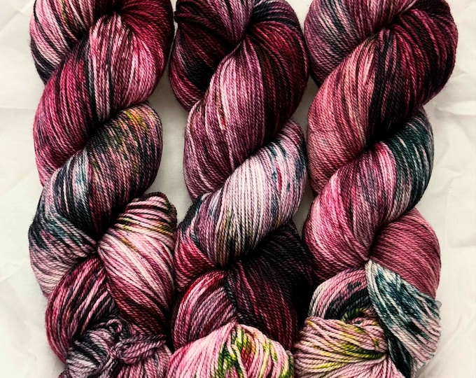 Bramble - Merino Cashmere Nylon Fingering Hand Dyed Yarn