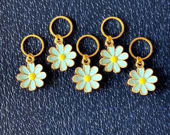 Stitch Markers - Daisy Flower