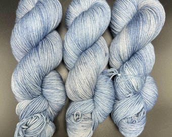Blue Jeans - Merino Nylon Fingering Hand Dyed Yarn