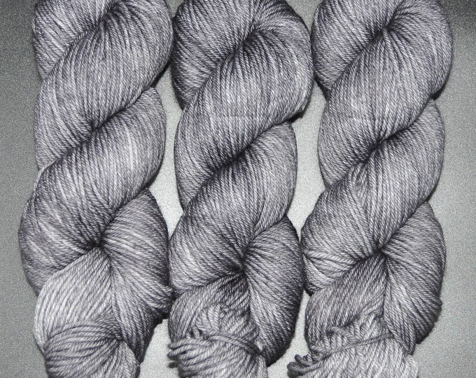 Dude Grey - Merino Nylon DK Hand Dyed Yarn