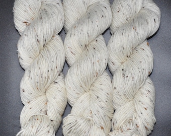 Buttercream - Tweed DK Hand Dyed Yarn