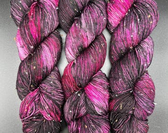 Petunia - Tweed Sock Hand Dyed Yarn