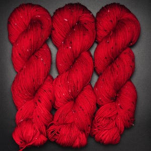 Ruby - Tweed Sock Hand Dyed Yarn