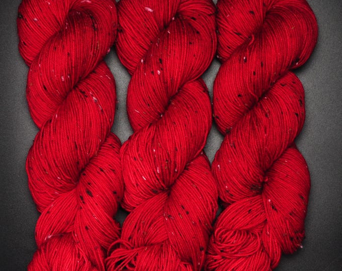 Ruby - Tweed Sock Hand Dyed Yarn