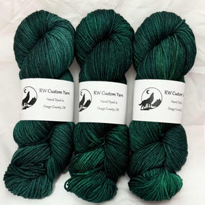 Racing Green - Merino Nylon DK Hand Dyed Yarn