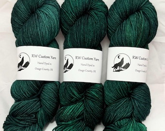 Racing Green - Merino Nylon DK Hand Dyed Yarn