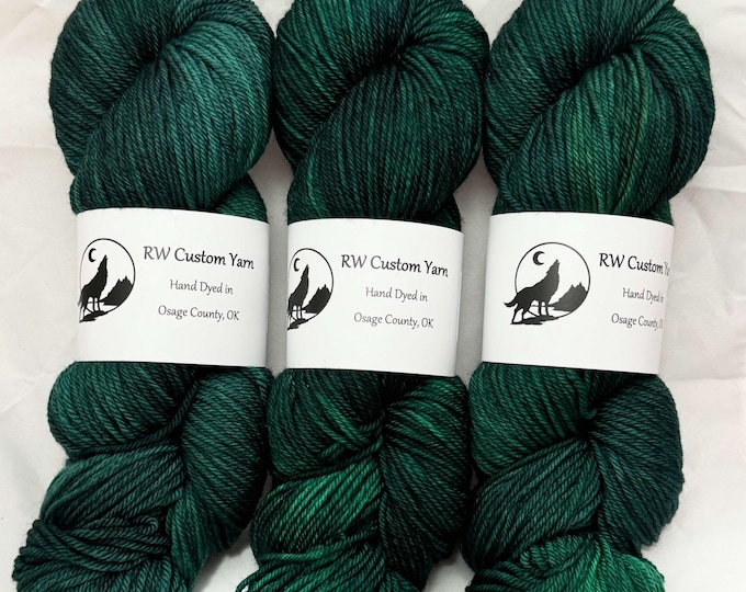 Racing Green - Merino Nylon DK Hand Dyed Yarn