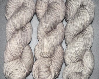 Grey Tabby - Merino Nylon DK Hand Dyed Yarn