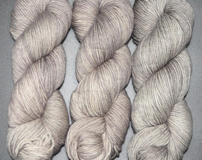 Grey Tabby - Merino Nylon DK Hand Dyed Yarn