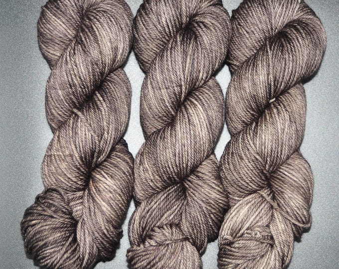 Black Walnut - Merino Nylon Worsted Hand Dyed Yarn