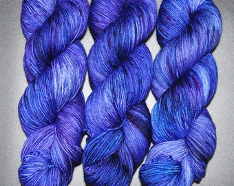Blue Lagoon - Merino Nylon Fingering Hand Dyed Yarn