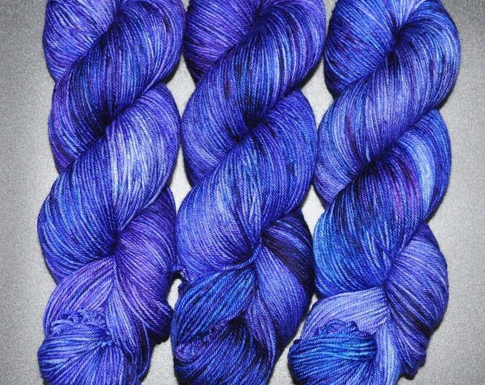 Blue Lagoon - Merino Nylon Fingering Hand Dyed Yarn