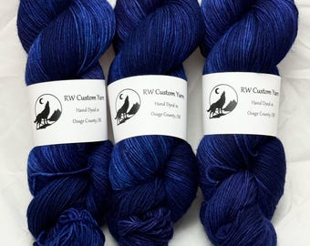Blue Lagoon - Blue Faced Leicester Fingering Hand Dyed Yarn