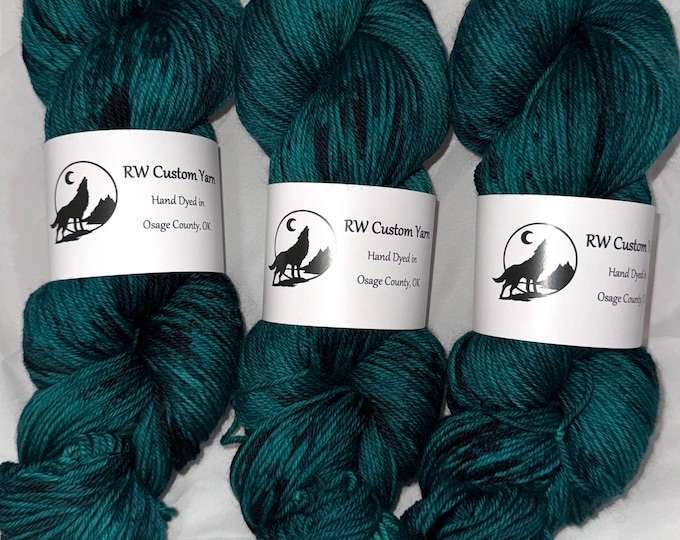 Jade - Polwarth DK Hand Dyed Yarn