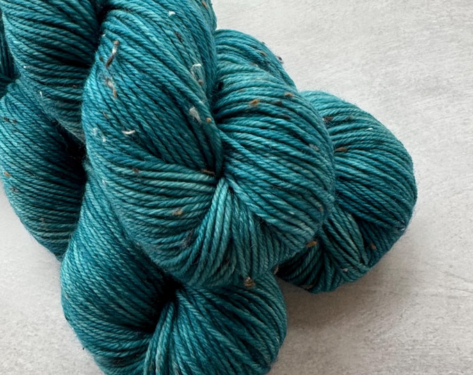 Frosted Spruce - Tweed DK Hand Dyed Yarn