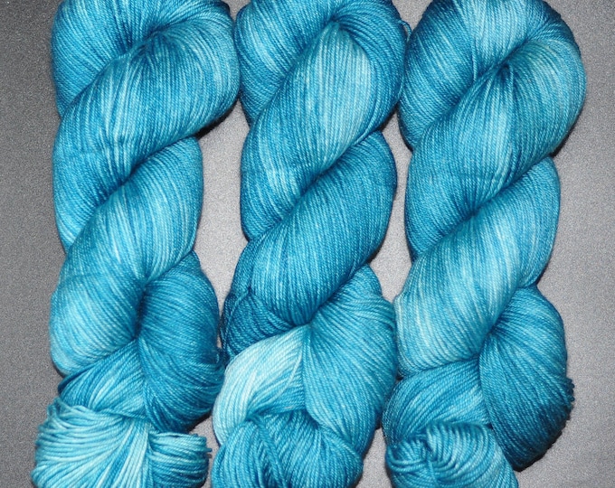 Frosted Spruce - Merino Silk Fingering Hand Dyed Yarn