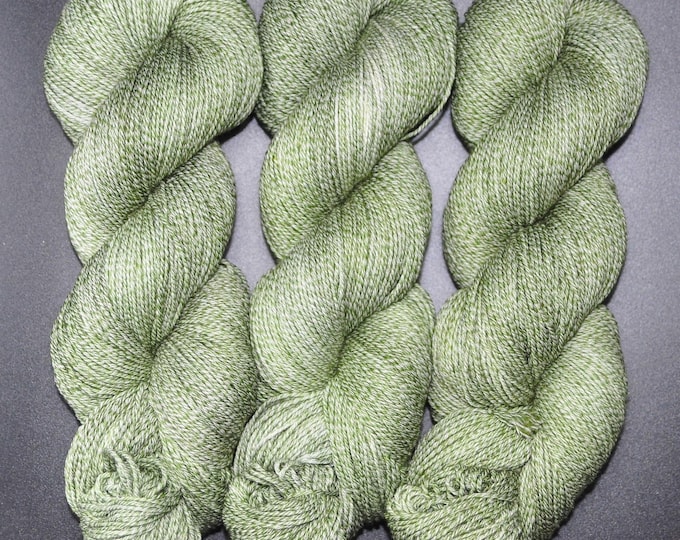 Lichen - Merino Cotton Fingering Hand Dyed Yarn