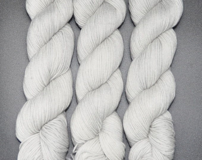 Cloudy Sky -  50 GRAM Merino Nylon Fingering Hand Dyed Yarn