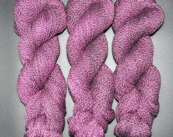 Damson Jam - Merino Cotton Fingering Hand Dyed Yarn