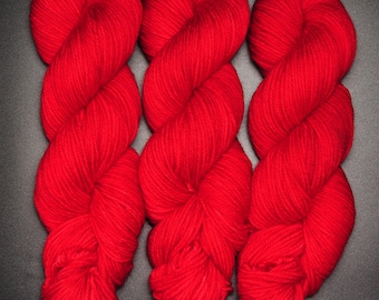 Ruby - Merino Nylon Worsted Hand Dyed Yarn