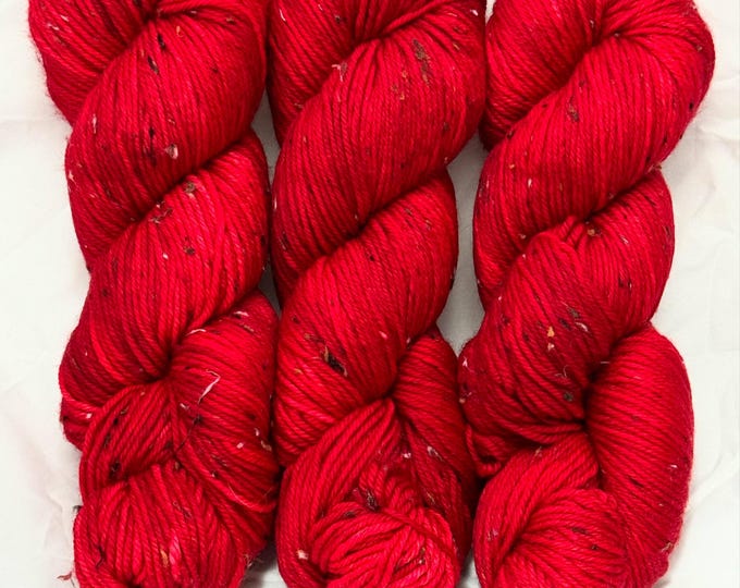 Ruby - Tweed DK Hand Dyed Yarn