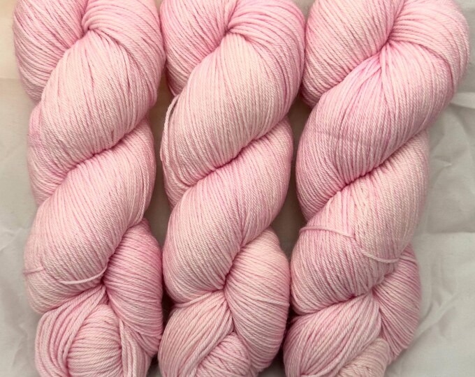 Cherry Blossom - Merino Nylon Fingering Hand Dyed Yarn