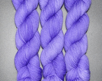 Bellflower -  50 GRAM Merino Nylon Fingering Hand Dyed Yarn