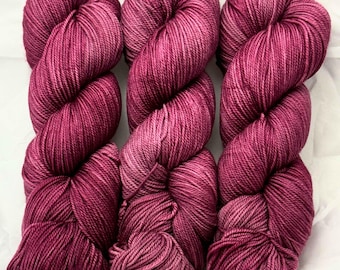 Wild Berry - Merino Cashmere Nylon Fingering Hand Dyed Yarn
