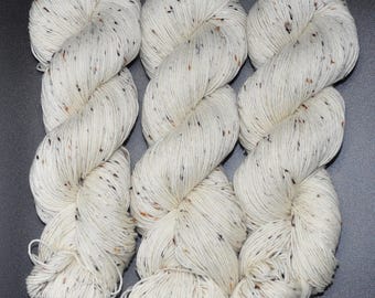 Buttercream - Tweed Sock Hand Dyed Yarn