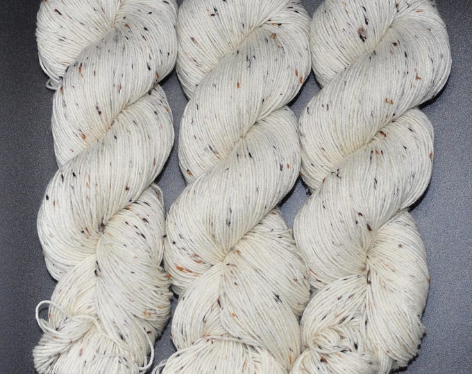 Buttercream - Tweed Sock Hand Dyed Yarn