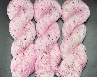 Cherry Blossom - Tweed Sock Hand Dyed Yarn